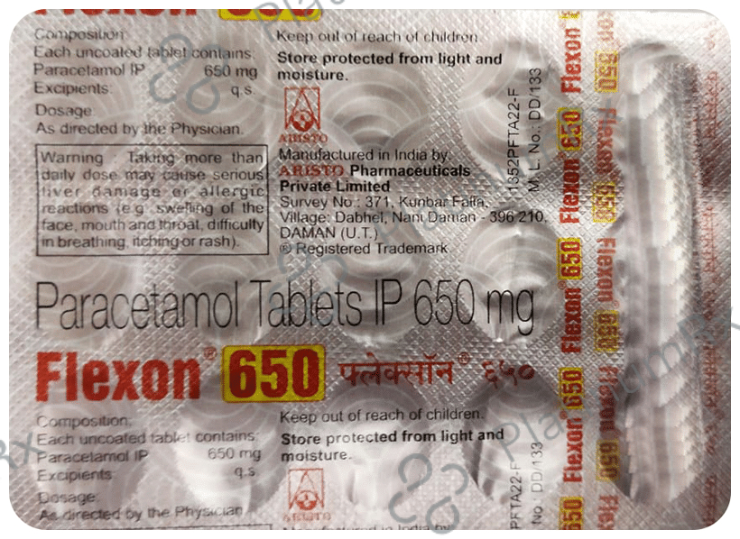 Flexon 650mg Tablet 15s