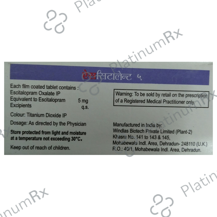 Escitalent 5 Tablet