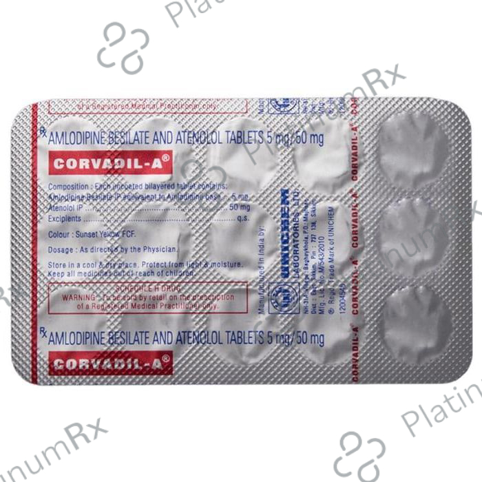 Corvadil-A Tablet 10 Tablet