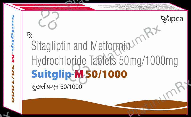 Suitglip-M 50/1000 Tablet