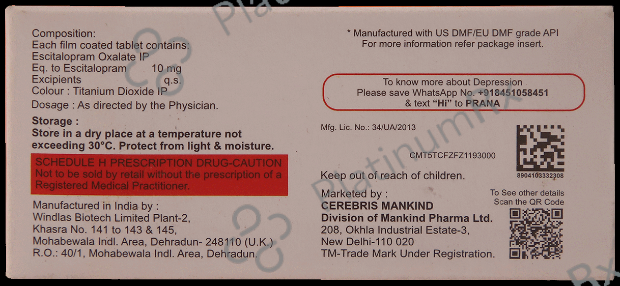 Ecitelo 10mg Tablet 10s