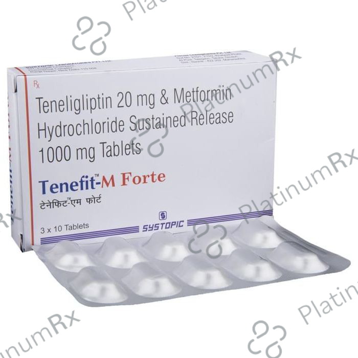 Tenefit M Forte 1000/20mg Tablet SR 10s