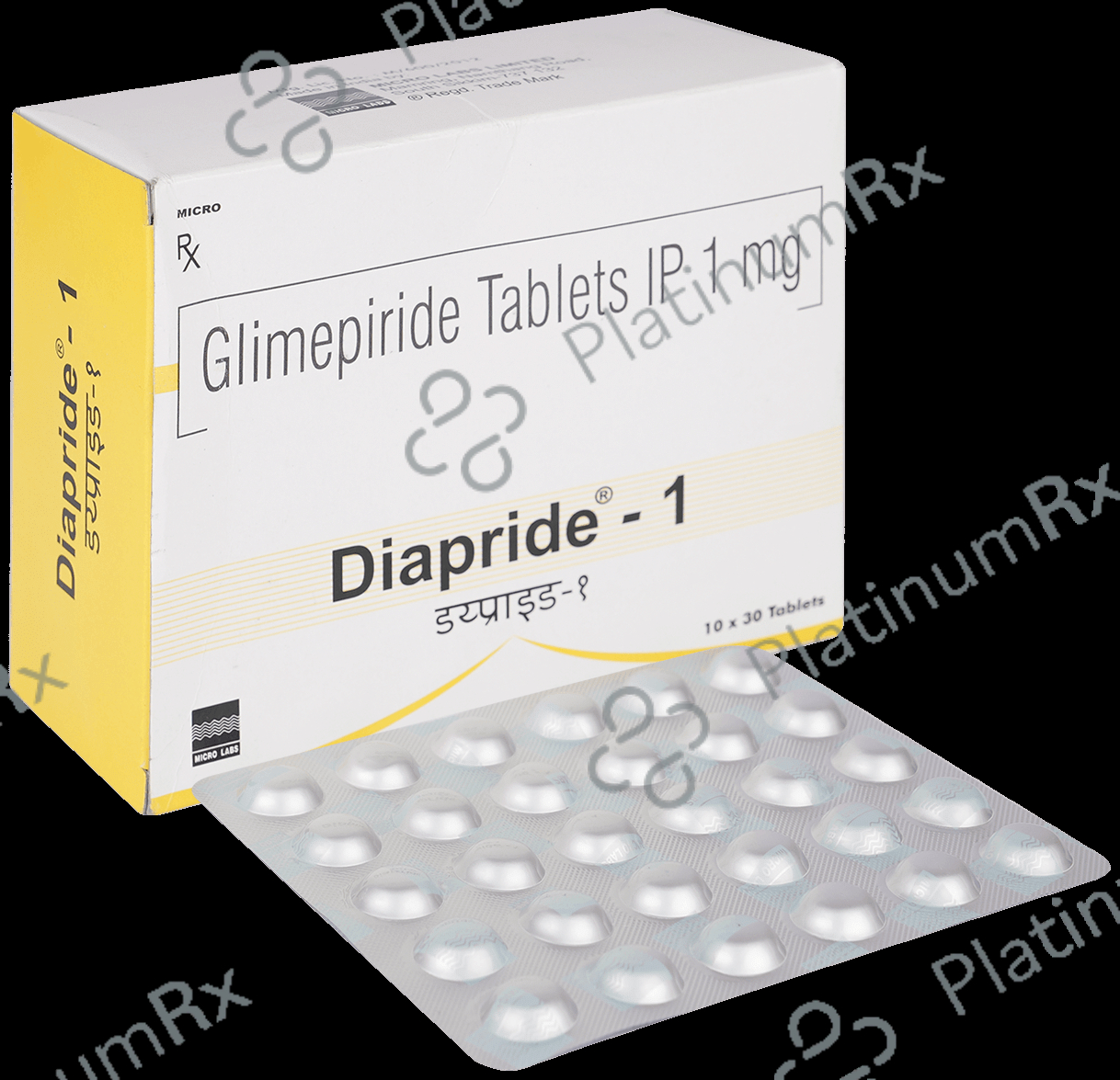 Diapride 1mg Tablet 30s