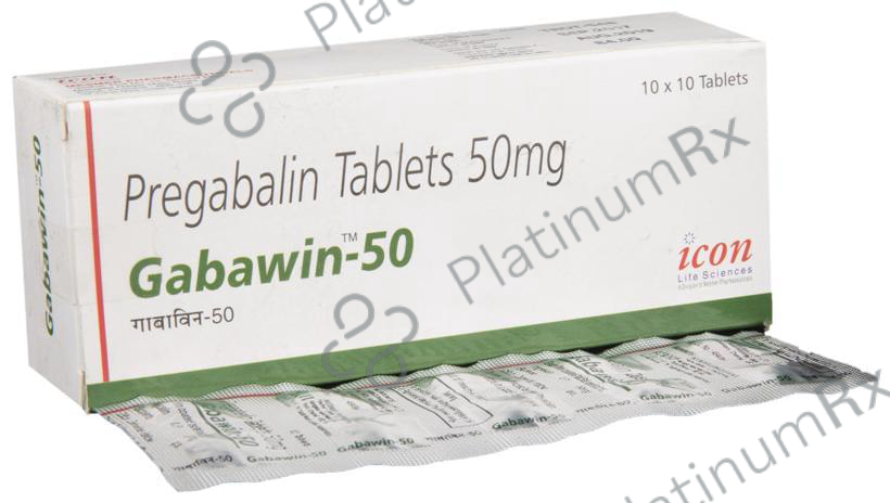 Gabawin 50 Tablet 10s