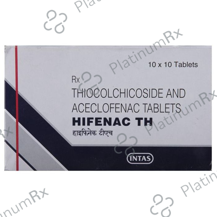 Hifenac TH 100/4mg Tablet 10s