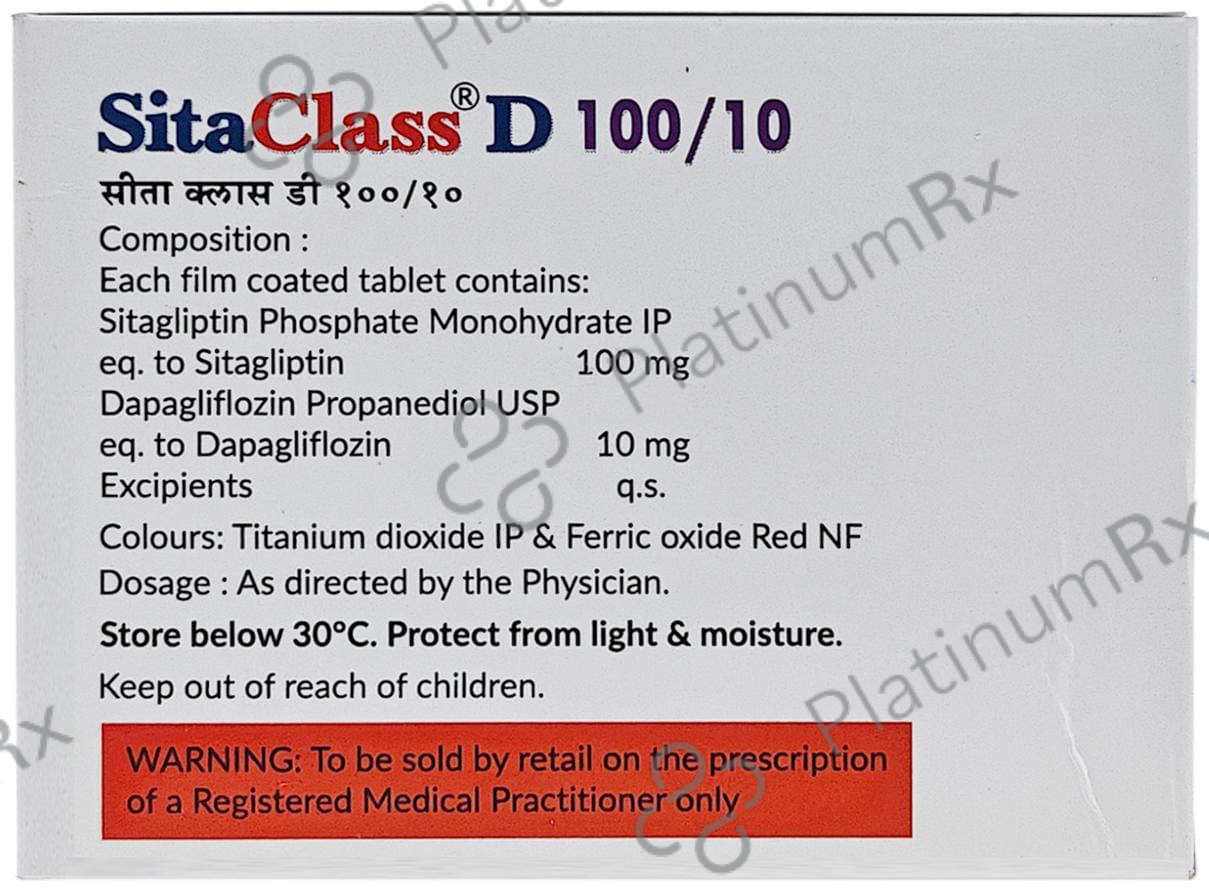 Sitaclass D 10/100mg Tablet 10s