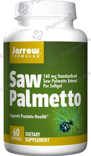 Jarrow Formulas Saw Palmetto 320mg Soft Gelatin Capsules - Supports Prostate Health