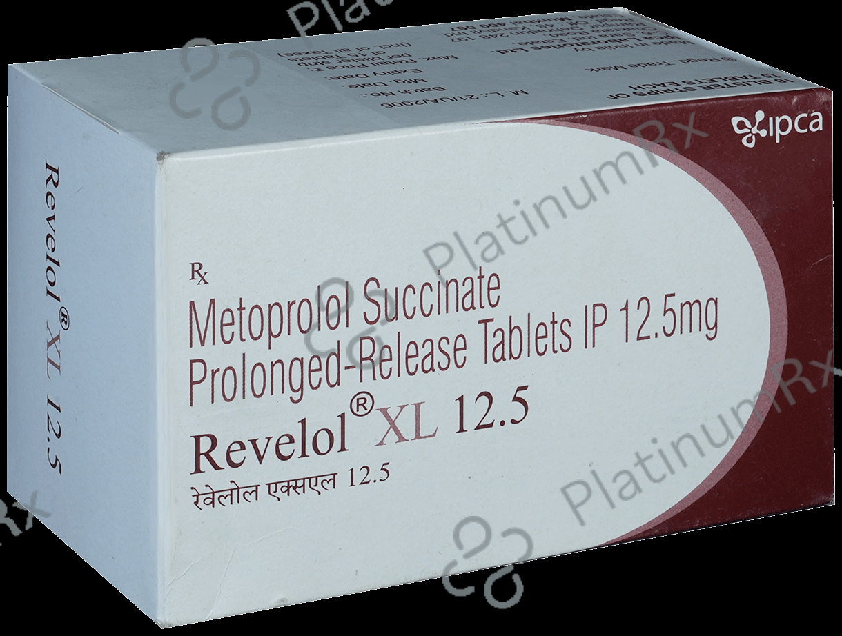 Revelol XL 12.5mg Tablet PR 15s