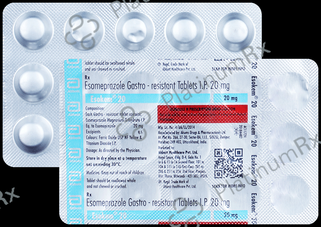 Esokem 20mg Tablet