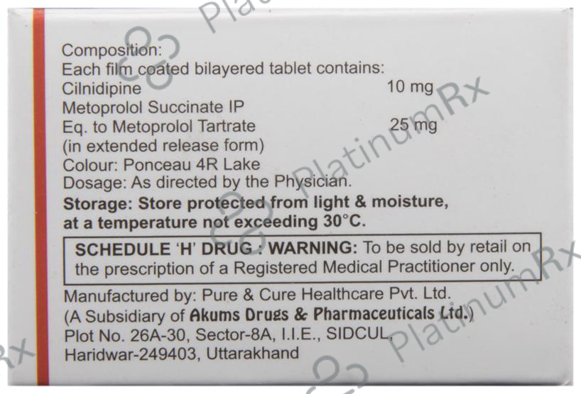 LN Met 10/25mg Tablet ER 10s