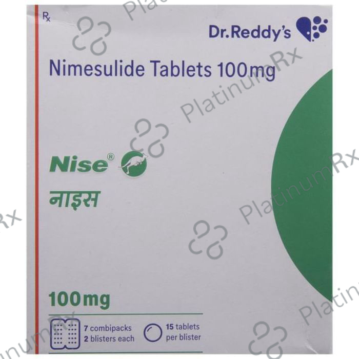 Nise 100mg Tablet 15s