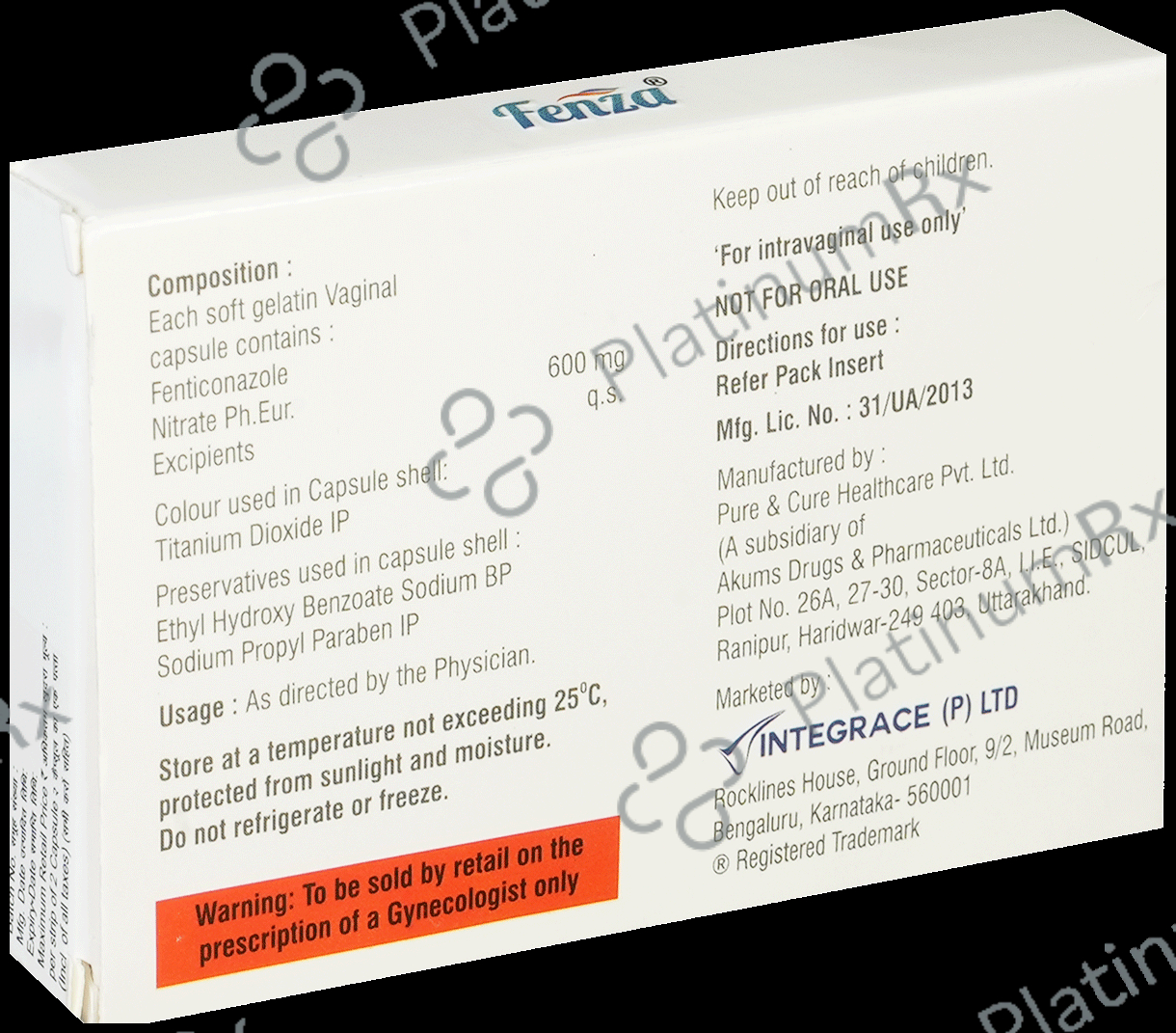 Fenza Vaginal Capsule