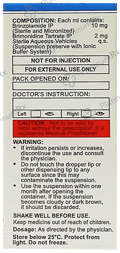 Sentibrim-BZ Ophthalmic Suspension