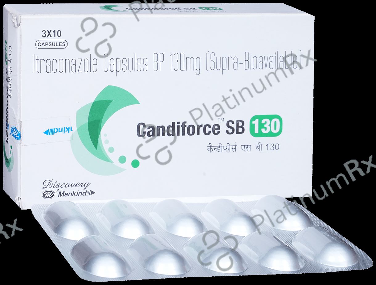 Candiforce SB 130mg Capsule 10s
