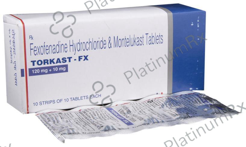 Torkast FX 120/10mg Tablet 10s