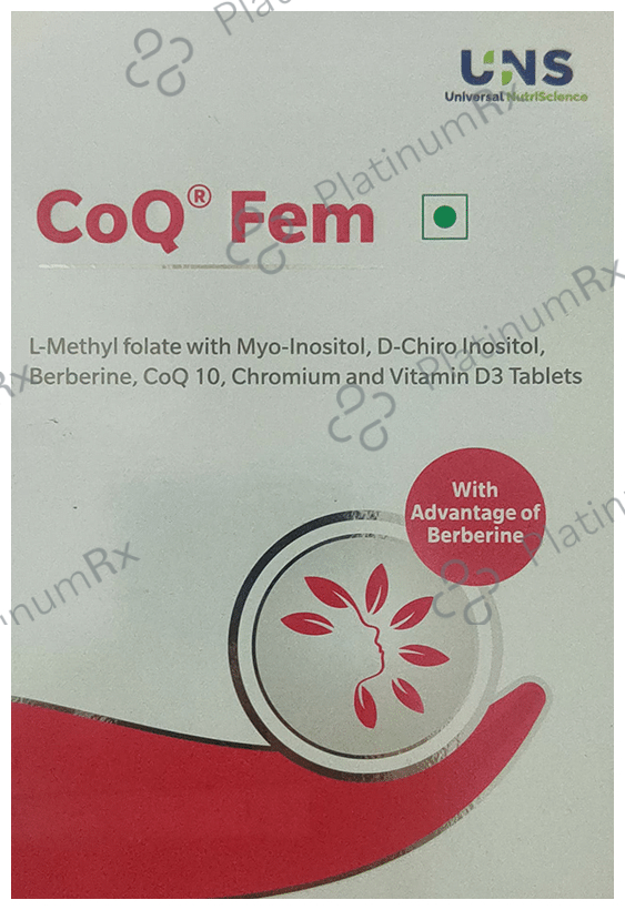 CoQ Fem Berberine Tablet 15s