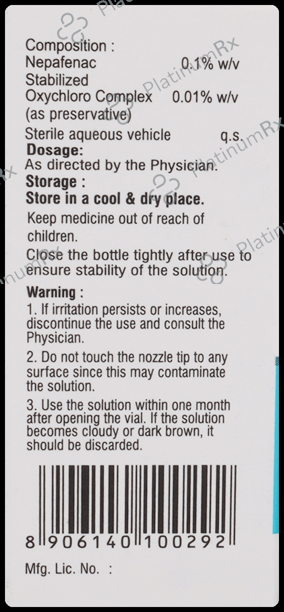 Nipranac CS 0.1% Eye Drop