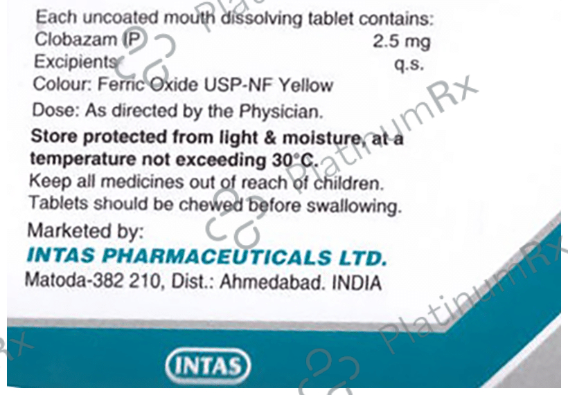Cloba MT 2.5 Tablet MD