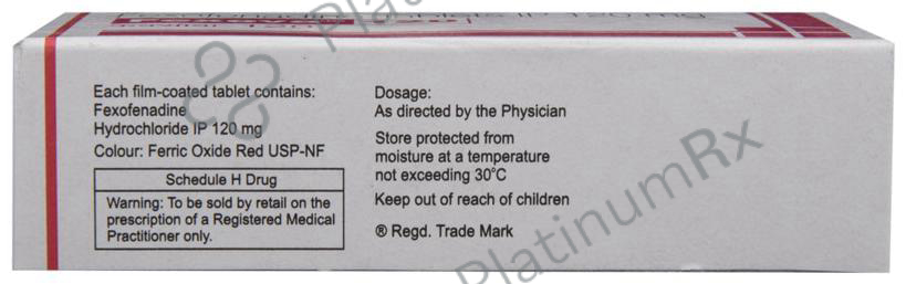 Fexova 120mg Tablet 10s