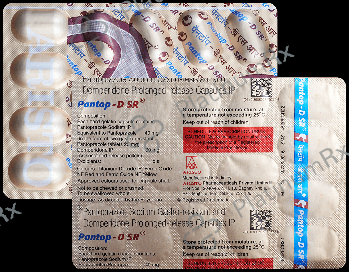 Pantop D SR 30/40mg Capsule PR 15s