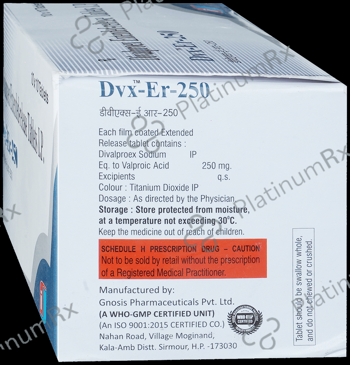 Dvx 250mg Tablet ER