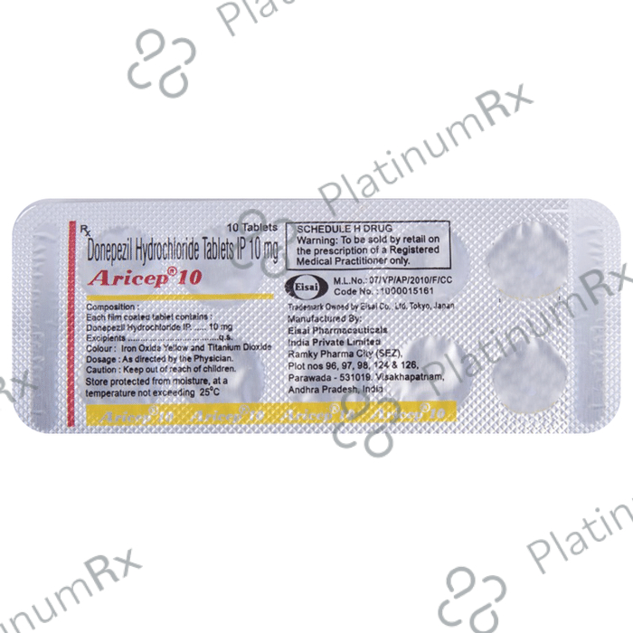 Aricep 10mg Tablet 10s