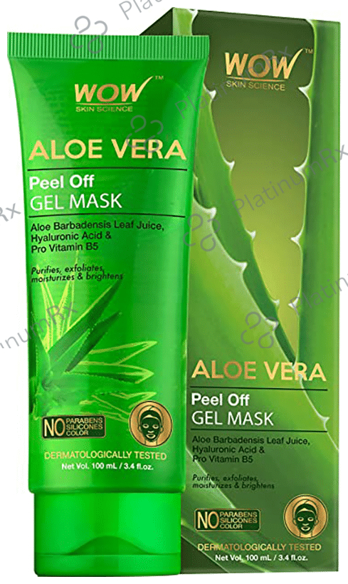 WOW Skin Science Aloe Vera Peel Off Gel Mask