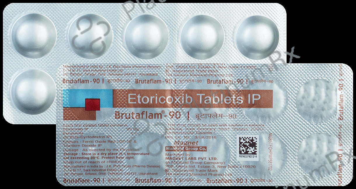 Brutaflam 90mg Tablet 10s