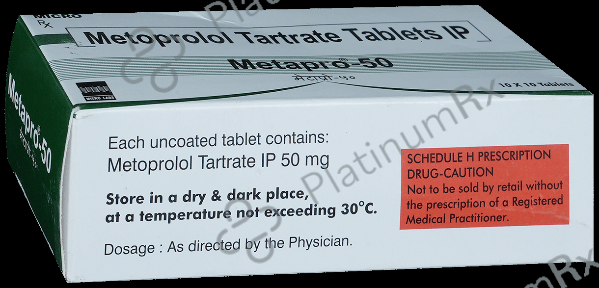 Metapro 50mg Tablet 10s