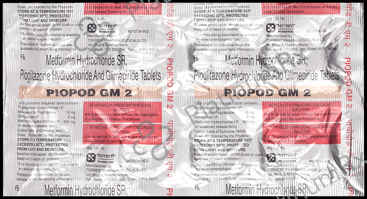 Piopod GM 2 Tablet SR