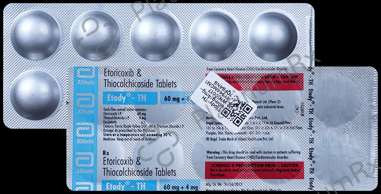 Etody TH 60/4mg Tablet 10s