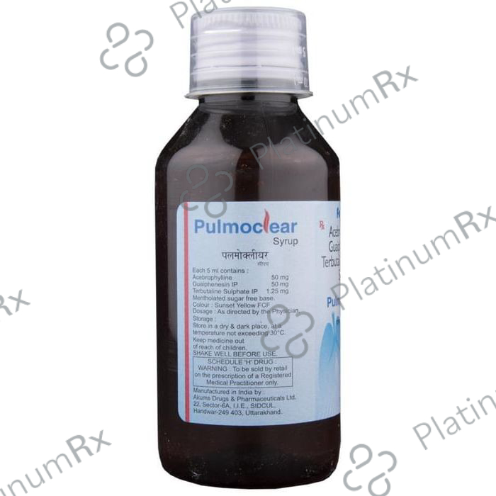 Pulmoclear Syrup 1.255/505/505