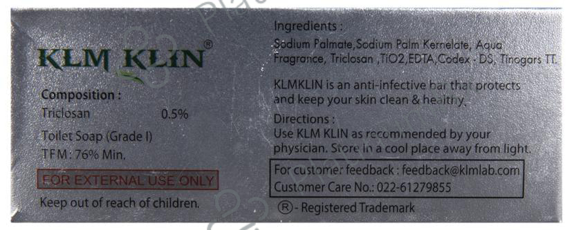 Klm Klin 0.5% Soap 75gm