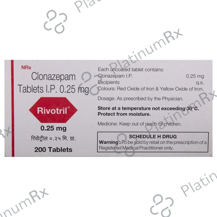 Rivotril 0.25mg Tablet