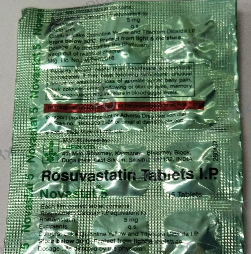 Novastat 5mg Tablet 15s