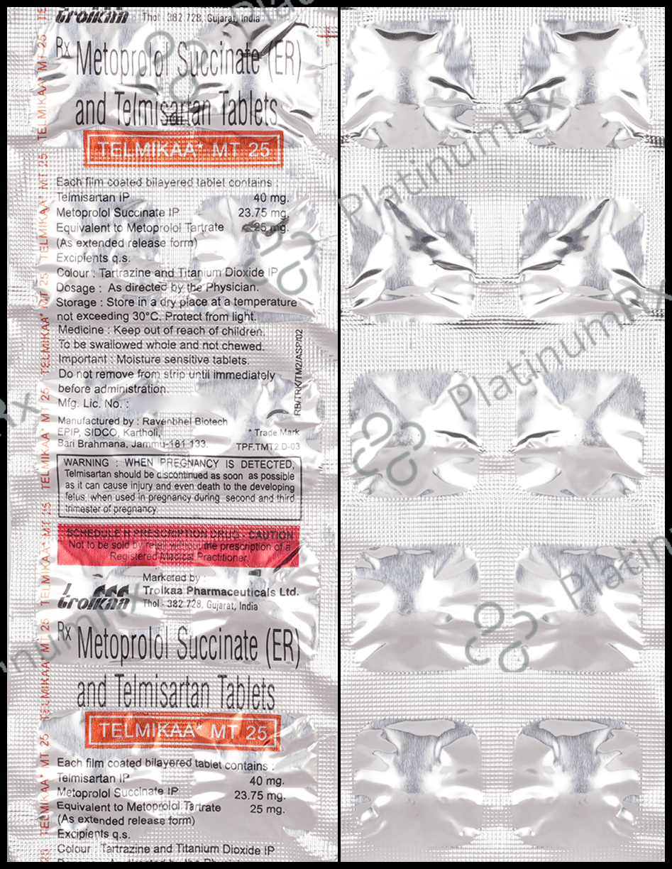 Telmikaa MT 23.75/40mg Tablet ER 10s