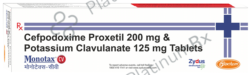 Monotax CV 200/125mg Tablet 10s