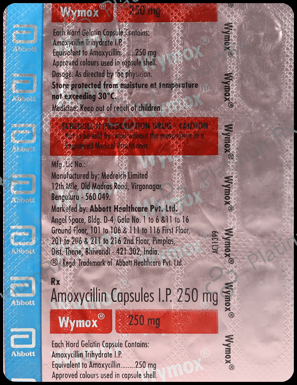 Wymox 250mg Capsule