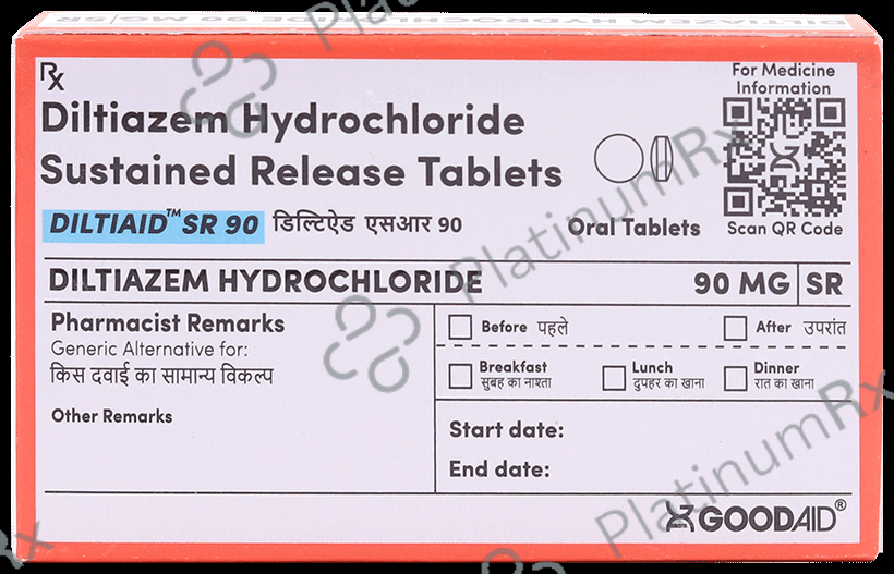 Diltiaid SR 90 Tablet