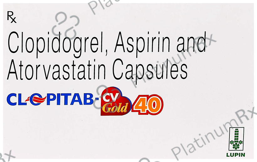 Clopitab CV Gold 40/75/75mg Capsule 10s