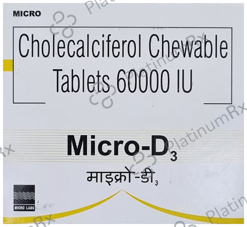 Micro D3 Chewable Tablet 8s