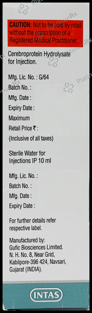 Cerevate 60mg Injection 1s