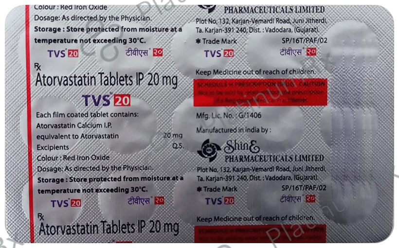 TVS 20 Tablet 15 Tablet