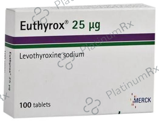 Euthyrox 25mcg Tablet 100s