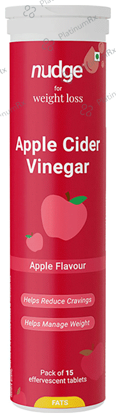 Nudge Apple Cider Vinegar Effervescent Tablet Apple