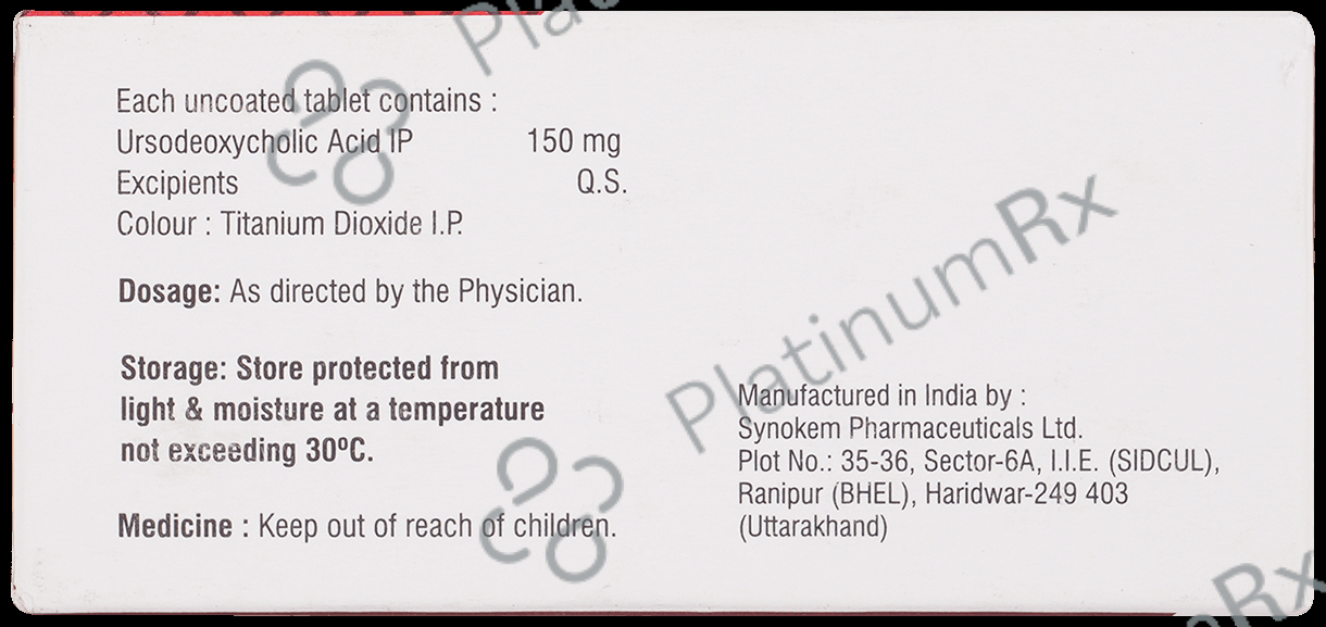 Ursocad 150mg Tablet 10s