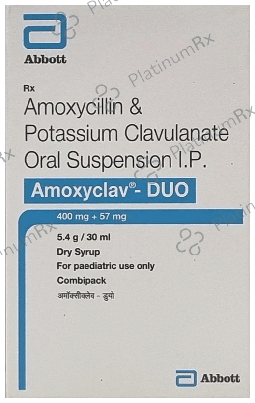 Amoxyclav Duo 400/57mg Suspension 30ml