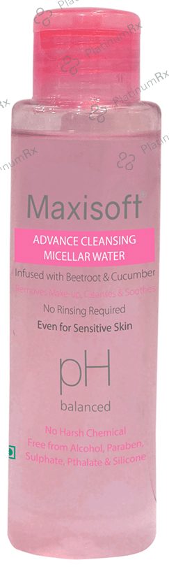 Maxisoft PH Balanced Advance Cleansing Micellar Water (100ml Each) 1 Bottle