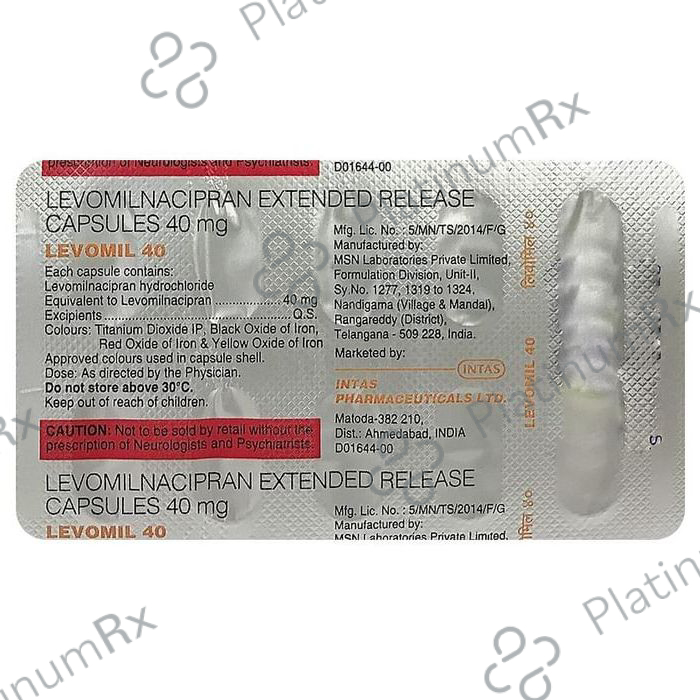 Levomil 40 Capsule ER
