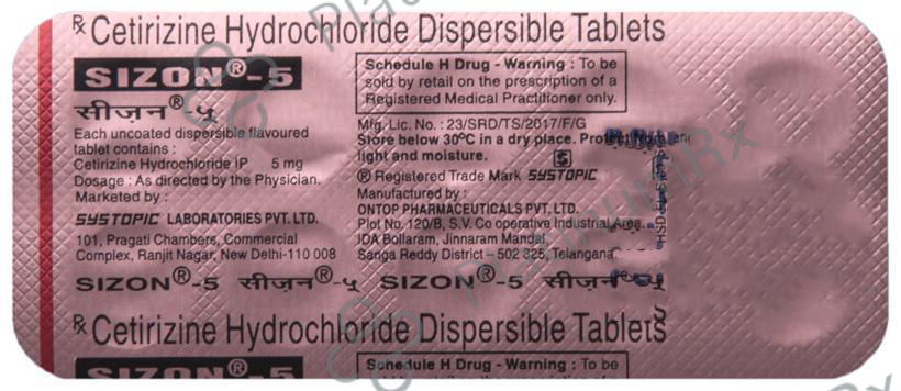 Sizon 5mg Tablet 10s